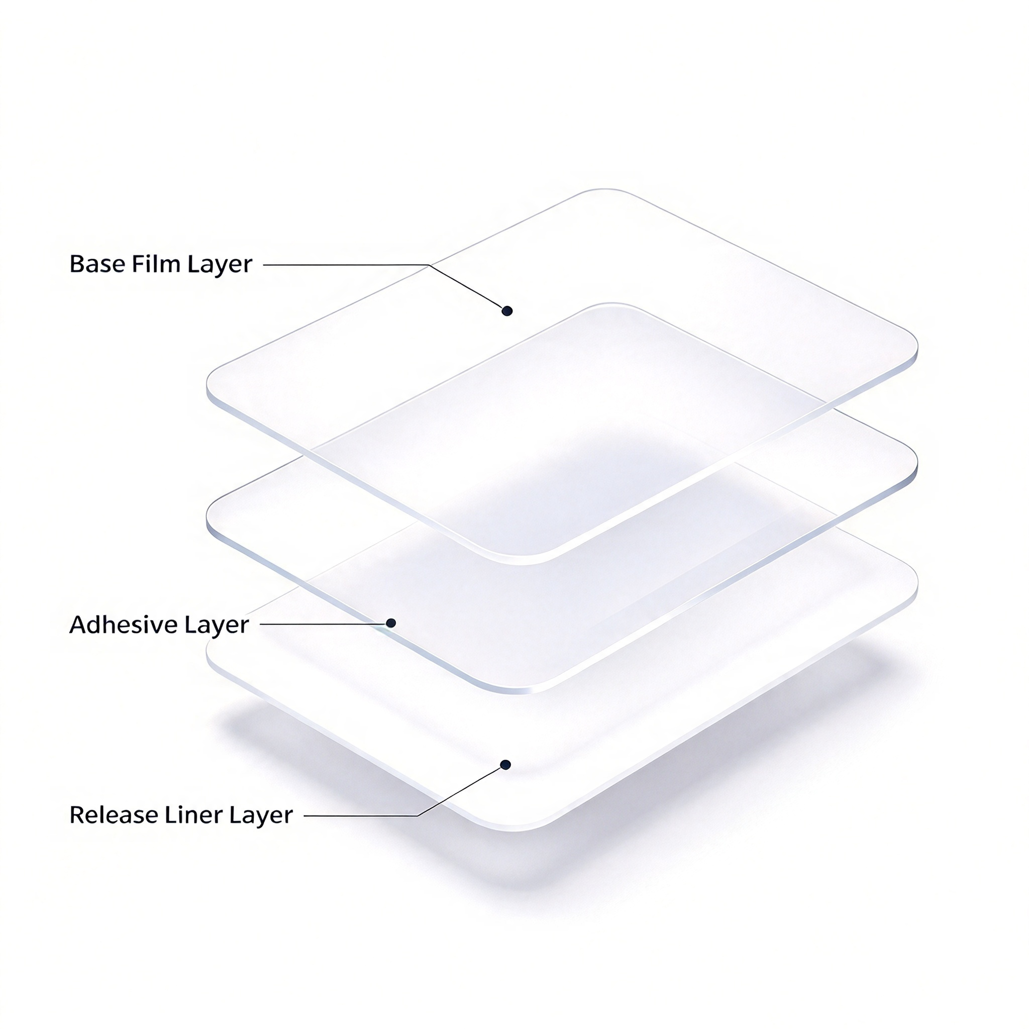 Mirror Bottom Explosion-proof Film Mirror Bottom Explosion-proof Film