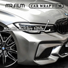 silver car wrap film