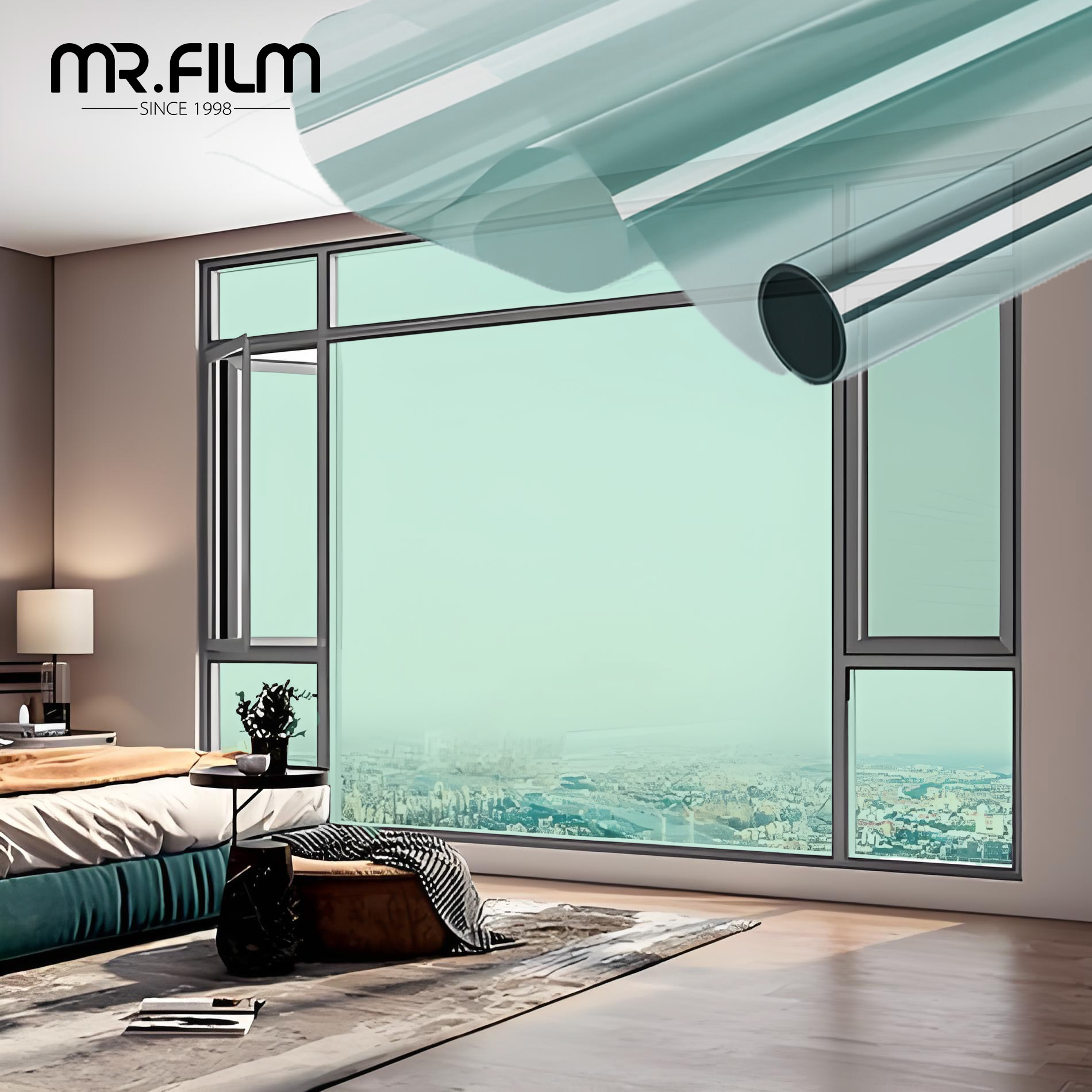 Solar Window Film for Reflection Glass Curtainwall Building Residential Tint