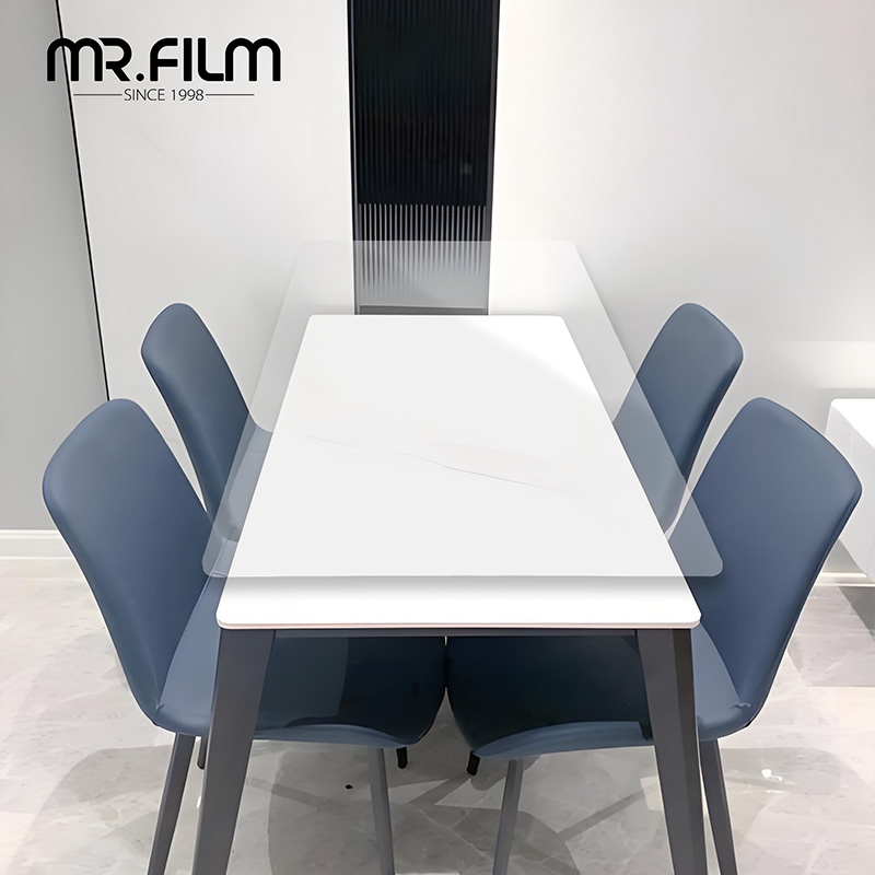 Self Adhesive Furniture Film Clear Transparent Tint