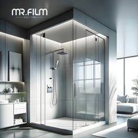  Explosion Proof Shower Glass Decoration Film For Appearance Upgrade And Safety Protection