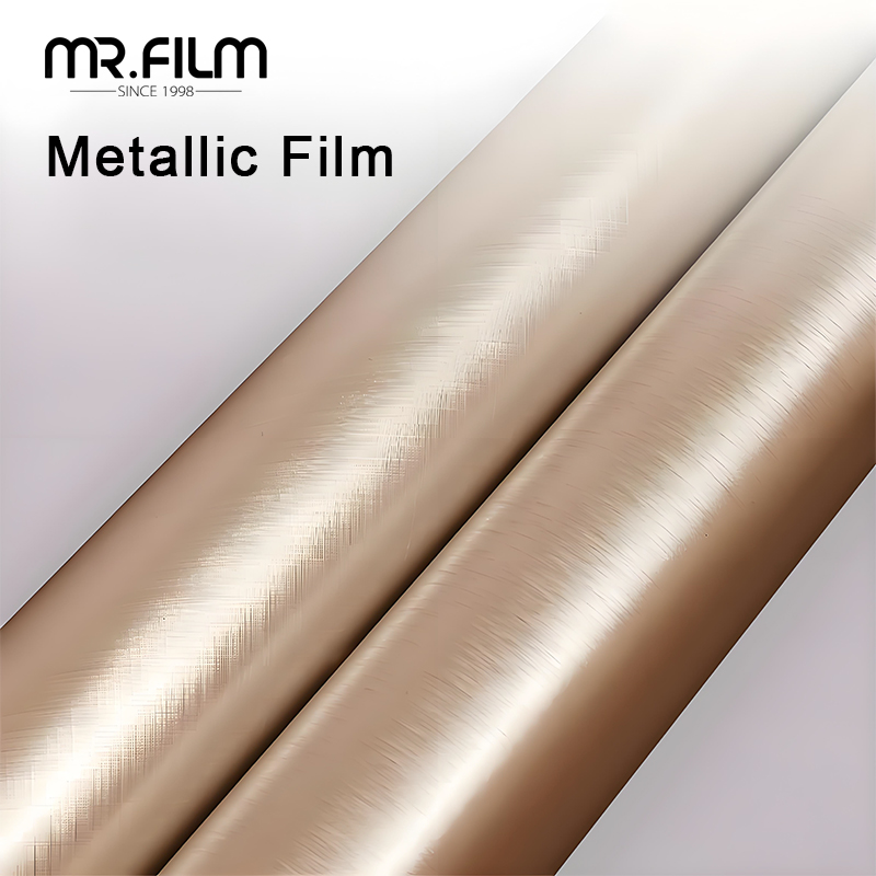  Champagne Color Metallic Film