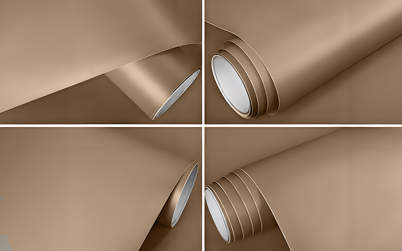  Champagne Color Metallic Film