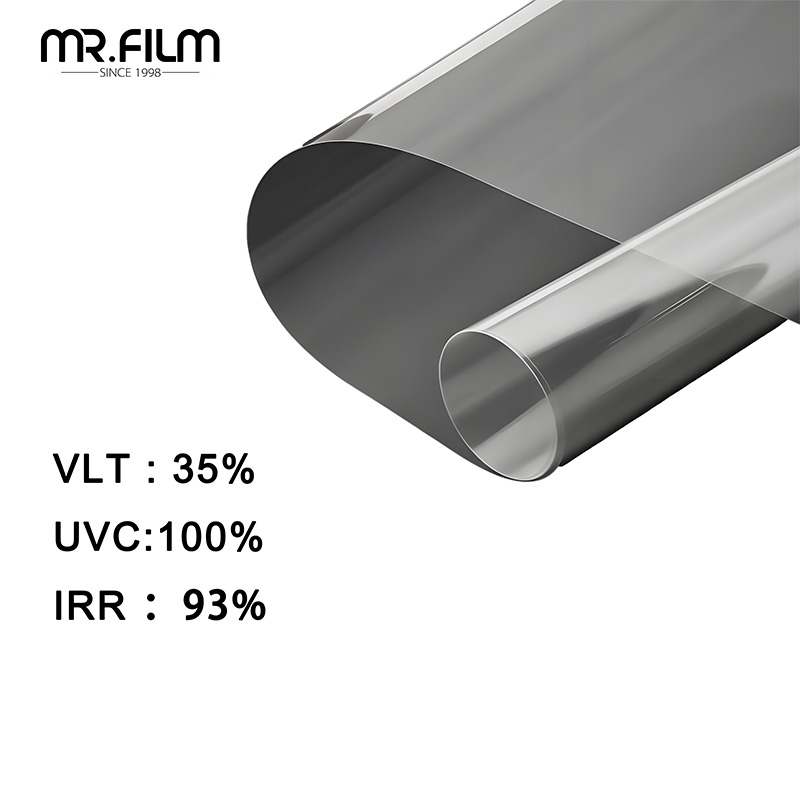  Building Window Glass Film Sliver Uv Rejection Solar Tint