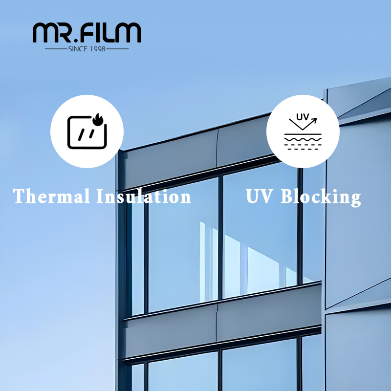 Irr91% Explosion-proof Glass Tint Residential Window Film