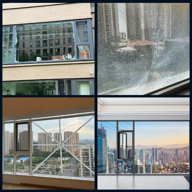 typhoon resistant glass