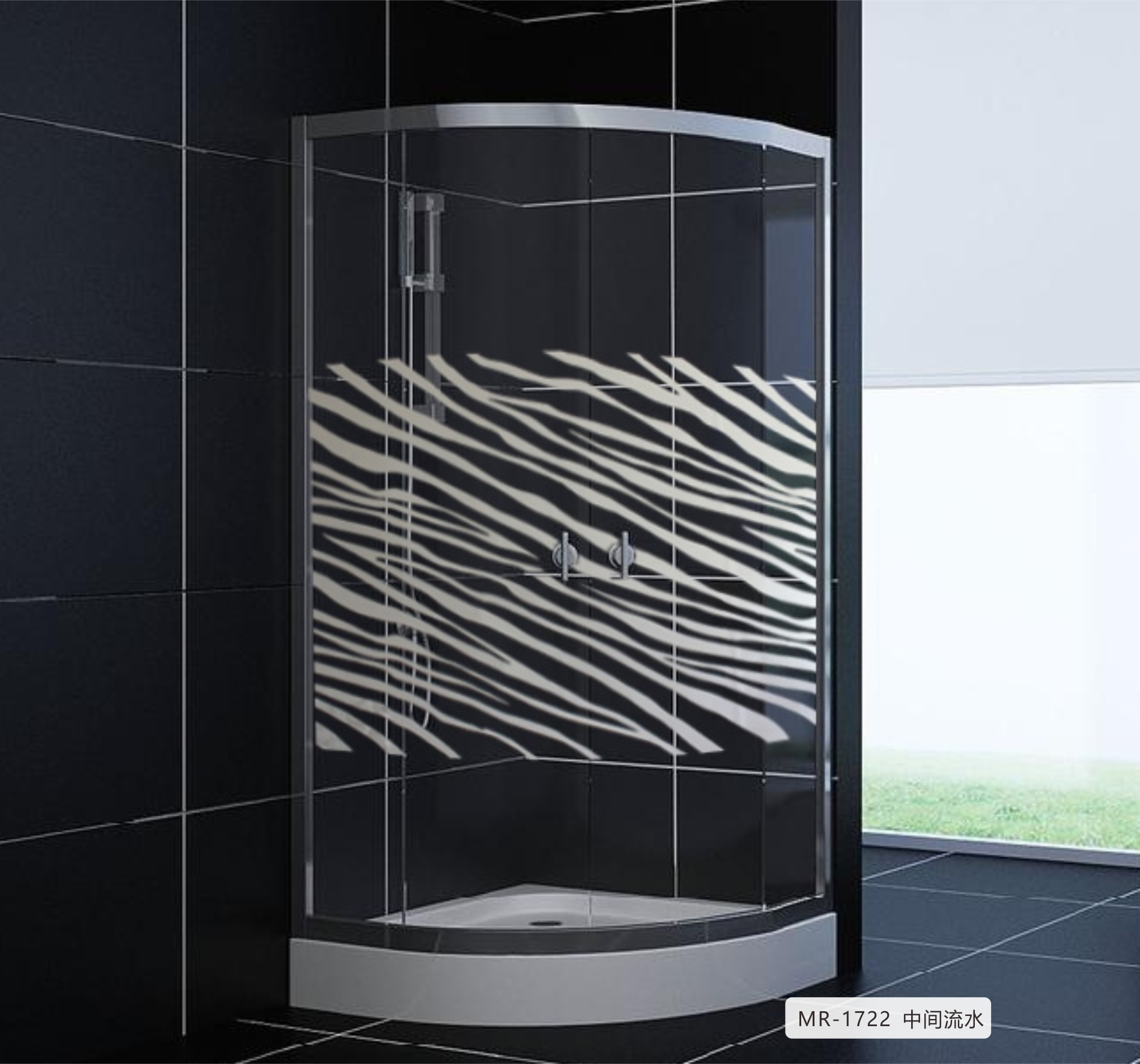 shower door safety film