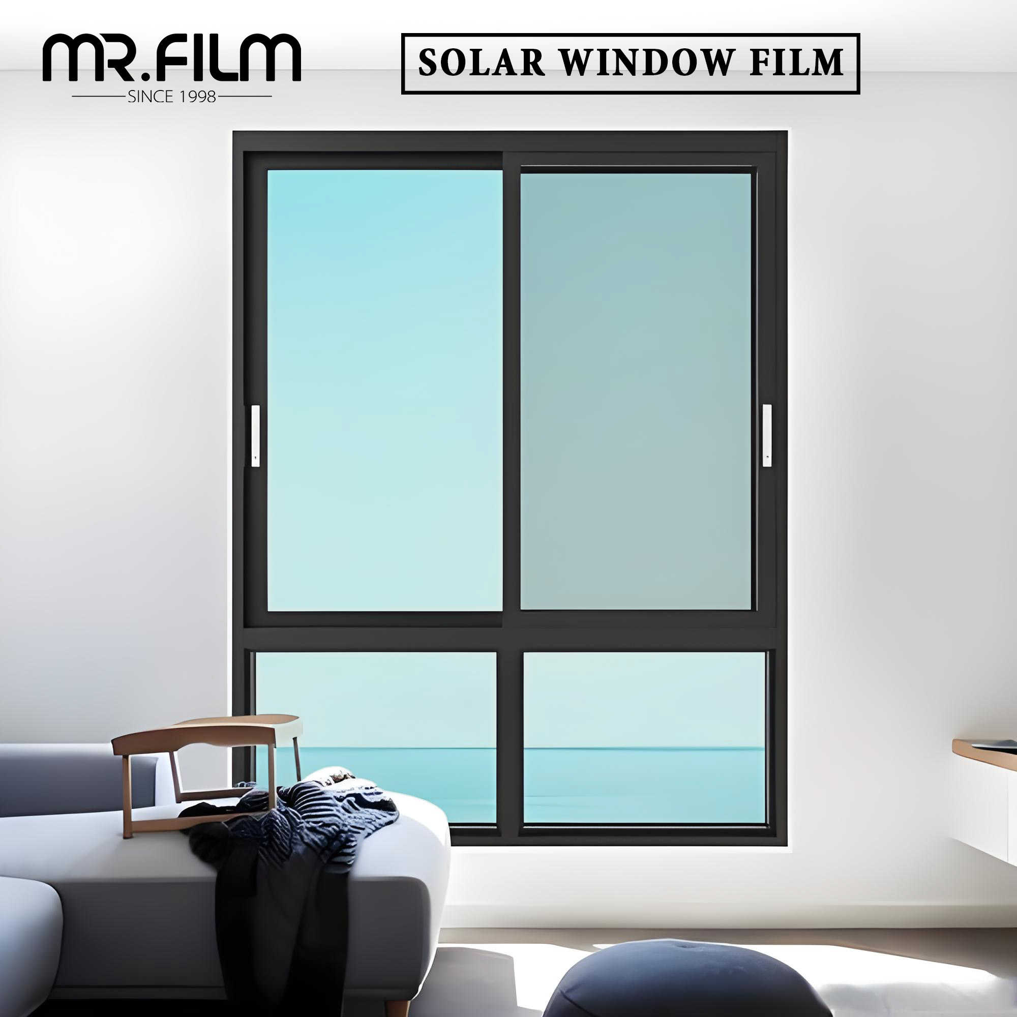 Solar Window Film for Reflection Glass Curtainwall Building Residential Tint