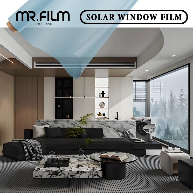Solar Window Film Silver One Way Privacy Tint