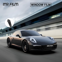 Self Adhesive Privacy Car Window Film Auto Uv Black Tint