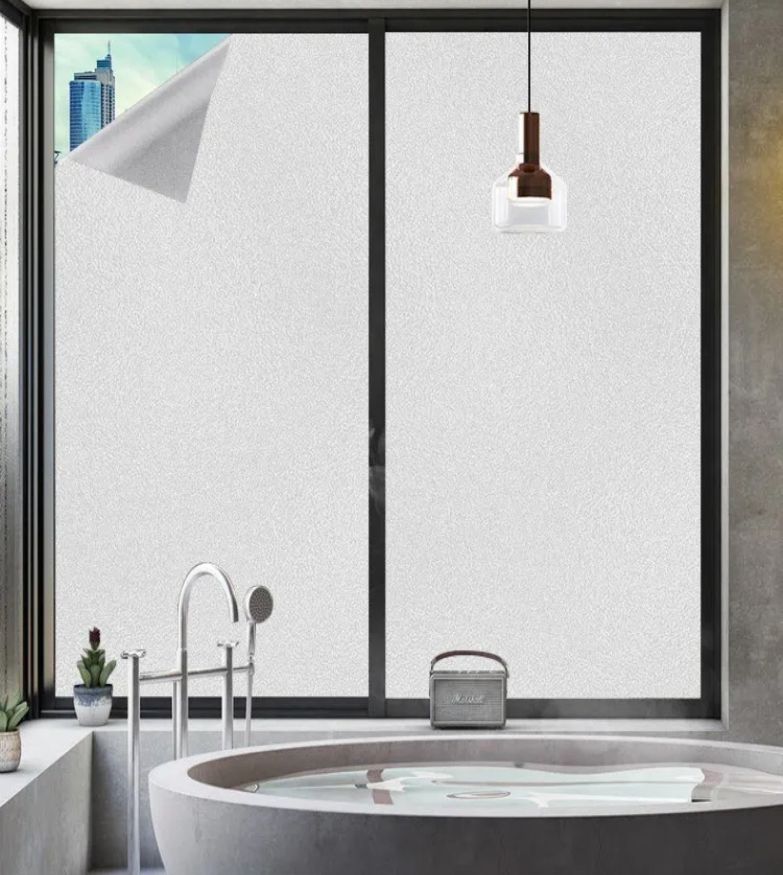 Glass Decor Film Modern Office Building Tint