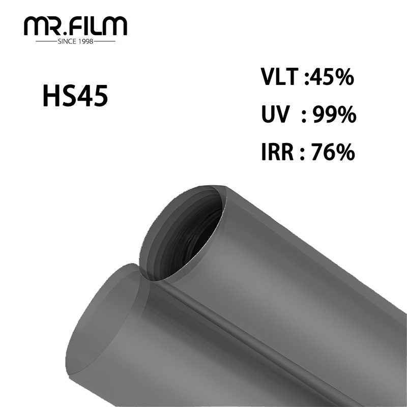 45%vlt Uv Resistant Car Film Auto Glass Tint