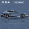 Self Adhesive Privacy Car Window Film Auto Uv Black Tint