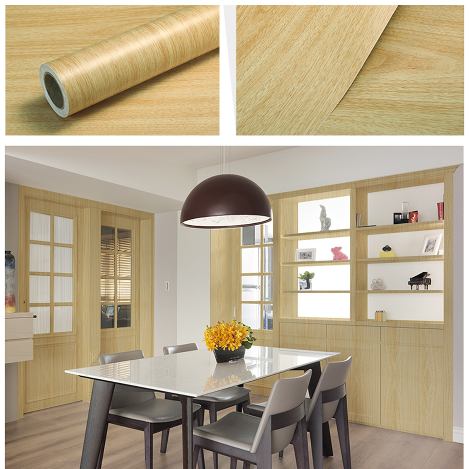 Wood Grain Vinyl Wrap china decoration film