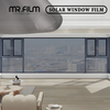 Vlt35% Explosion-proof Glass Film Commercial Window Tint