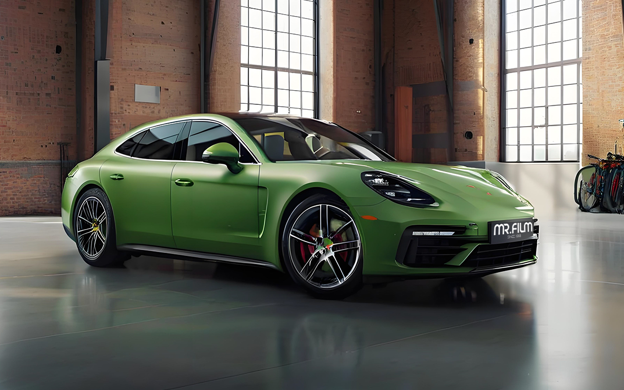 Mamba Green Car Wrap Film