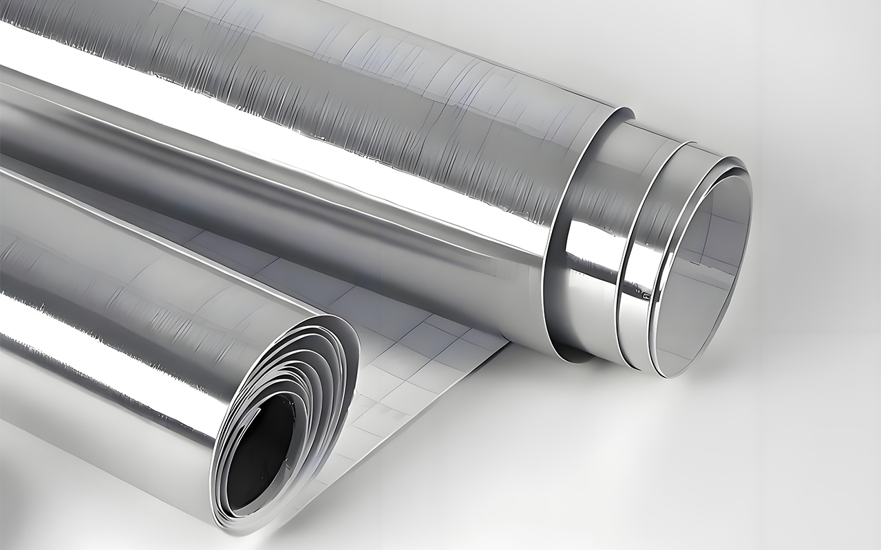 Silver Metallic Decorative Film