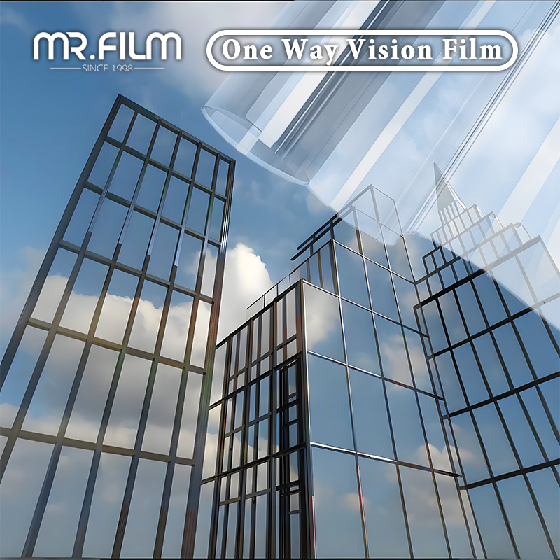 High Quality Privacy Protection Sun Blocking One Way Vision Window Film 