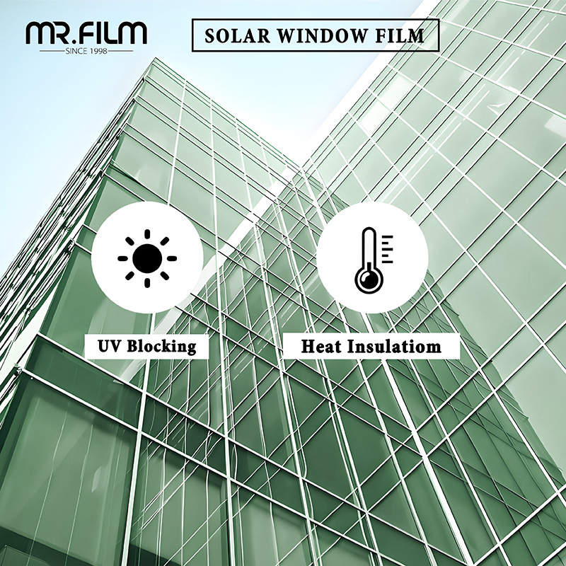 Uvr100% Explosion-proof Glass Film Residential Window Tint