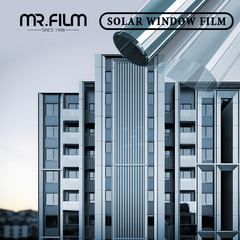 Solar Window Film Silver One Way Privacy Tint