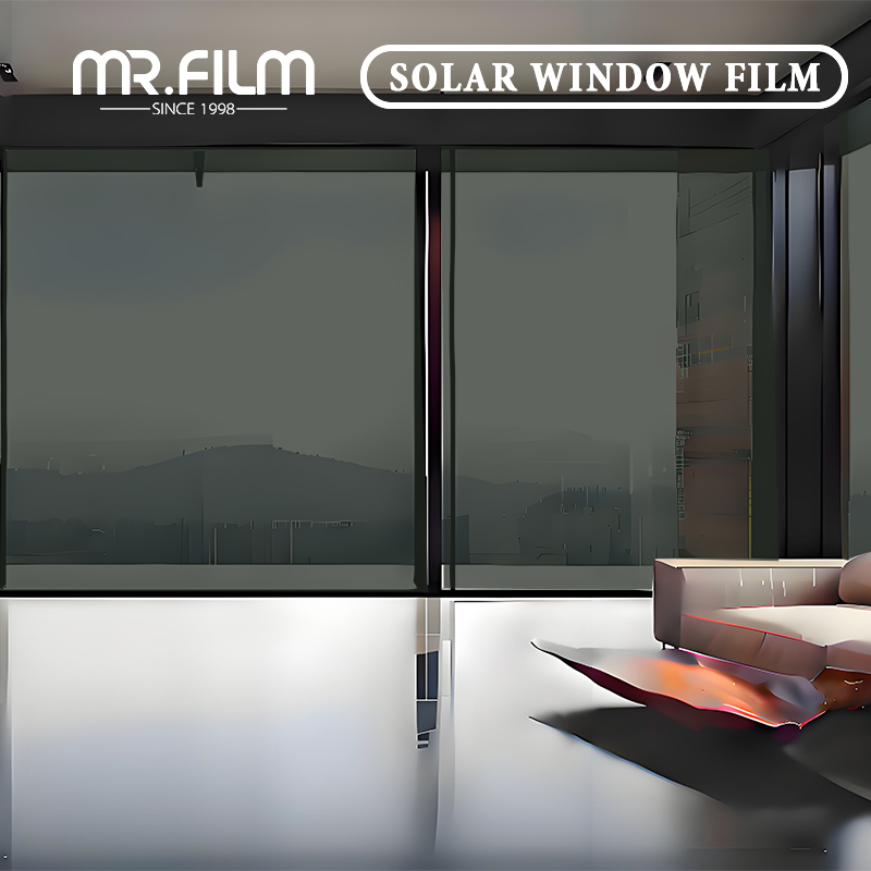 Sliver Uv Rejection Solar Tint Security Window Film