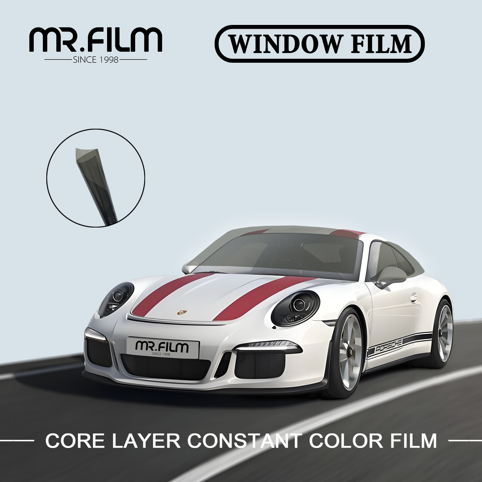 Heat Resistant Privacy Protection Auto Glass Tint