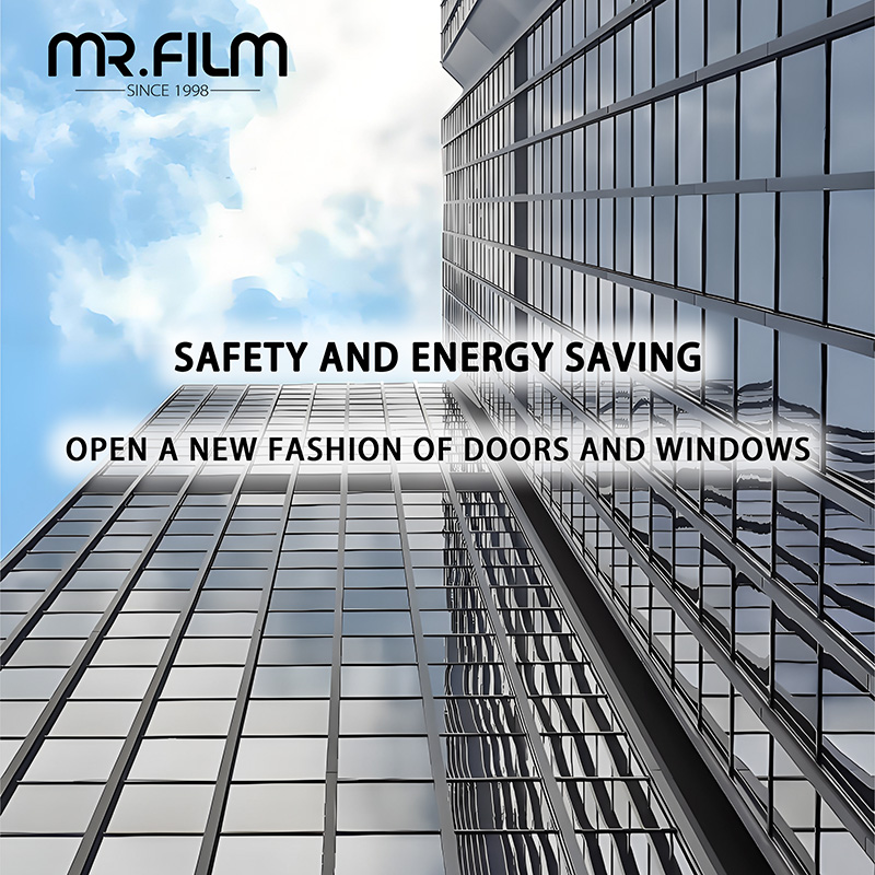  Building Window Glass Film Sliver Uv Rejection Solar Tint
