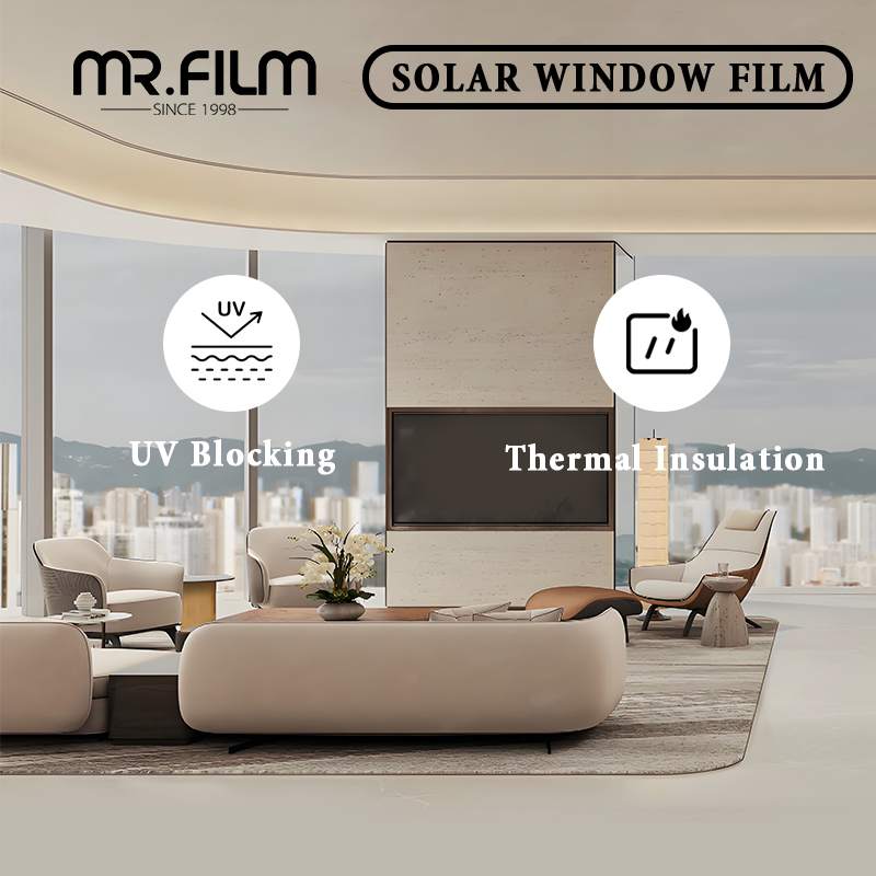 Home window heat control film