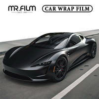 Matte Black Car Wrap Film