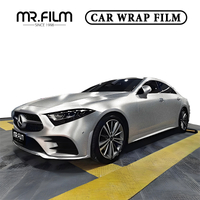 Metallic Mercury Silver Car Wrap Film