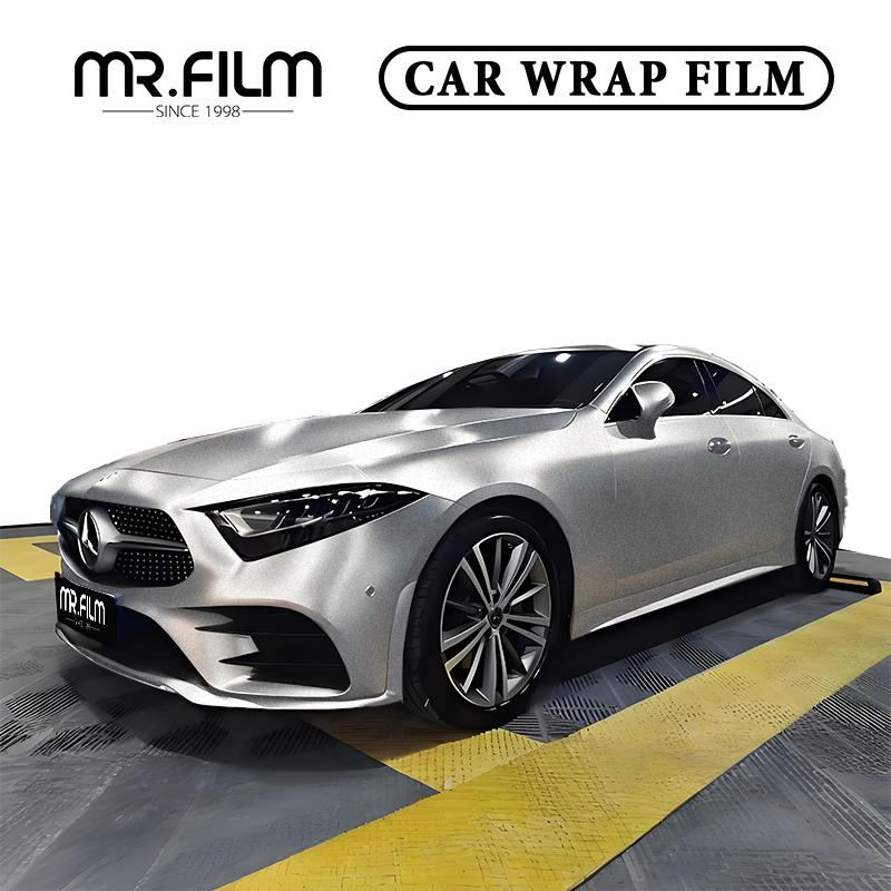 Metallic Mercury Silver Car Wrap Film