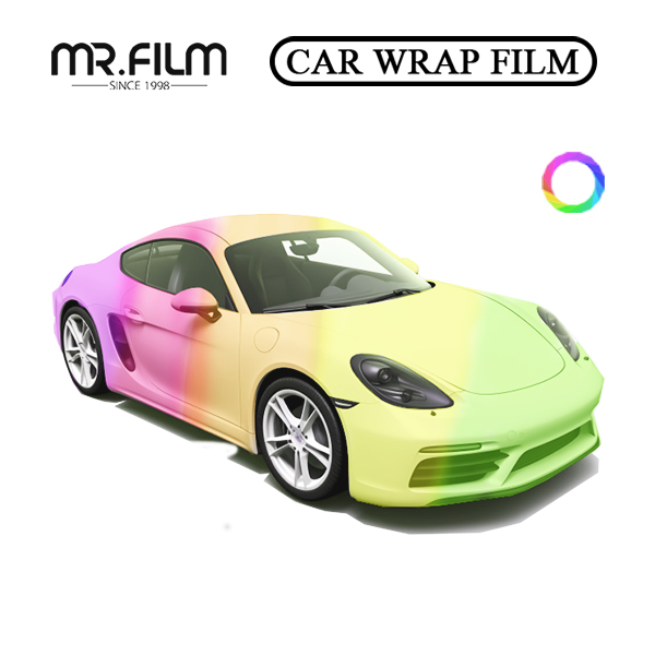 Mirror Pink Vehicle Wrap