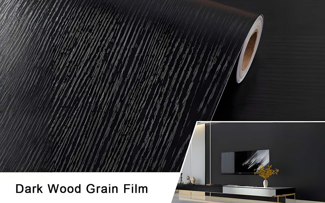 Dark Wood Grain Film