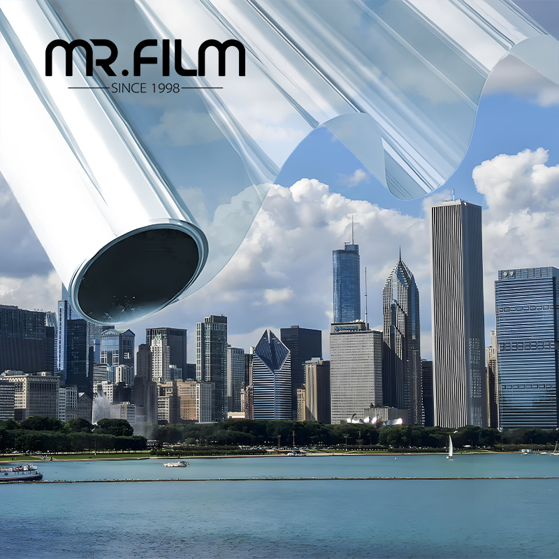 Architectural Window Glass Film Privacy Glass Building Tint