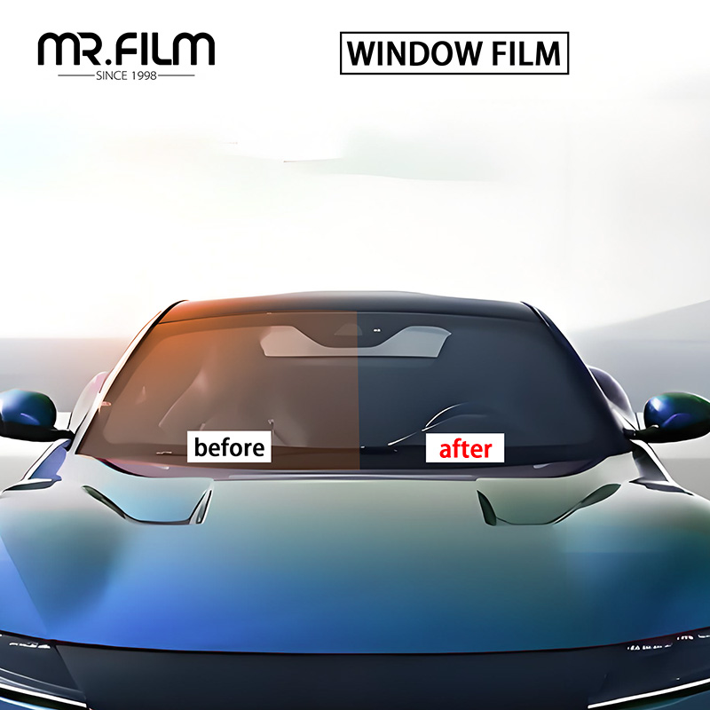 45%vlt Uv Resistant Car Film Auto Glass Tint