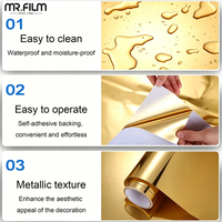 Aluminized Pet Decorative Metallic Film for Furniture