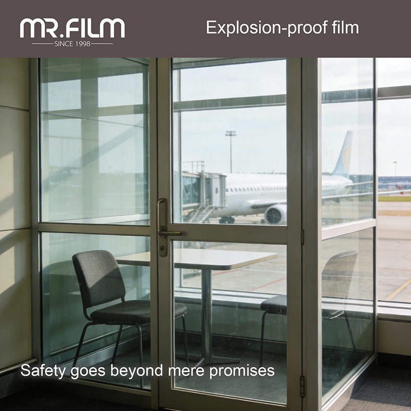 Anti-burst film for Single-person soundproof office cabin