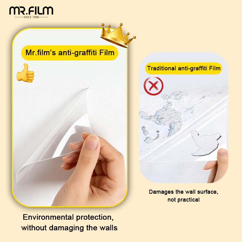 Anti-graffiti Window Protection Film for Home