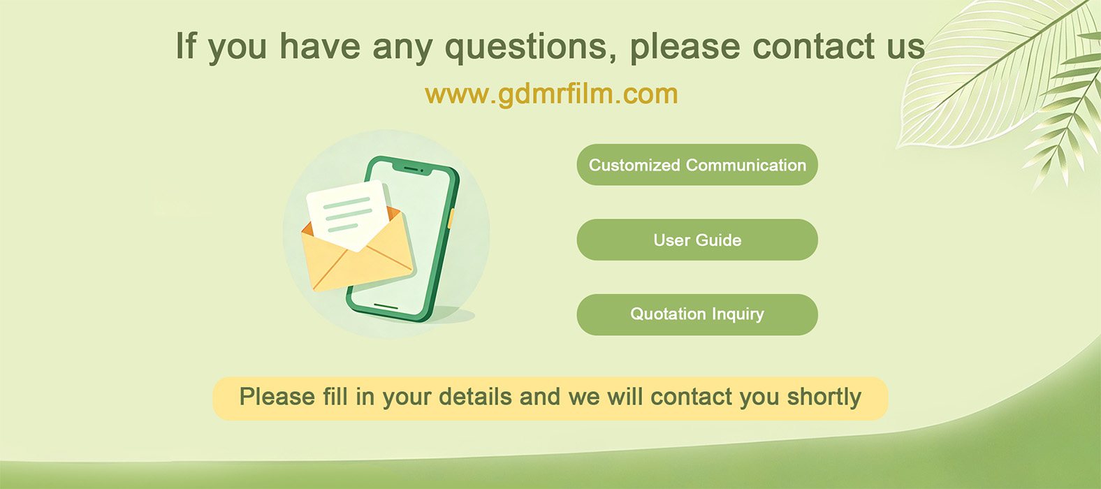 Guide banner