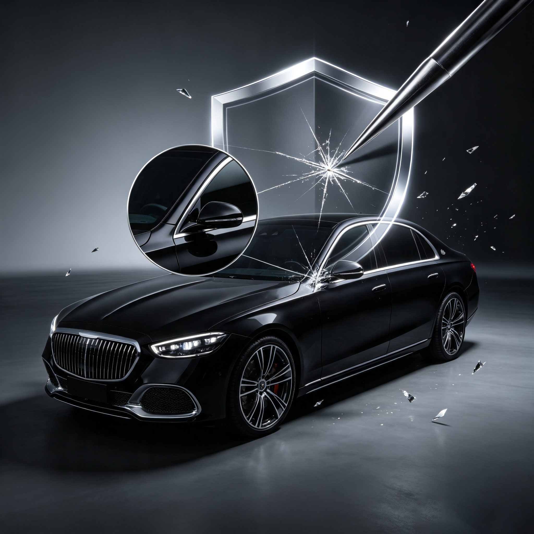 Crystal Black car surface film