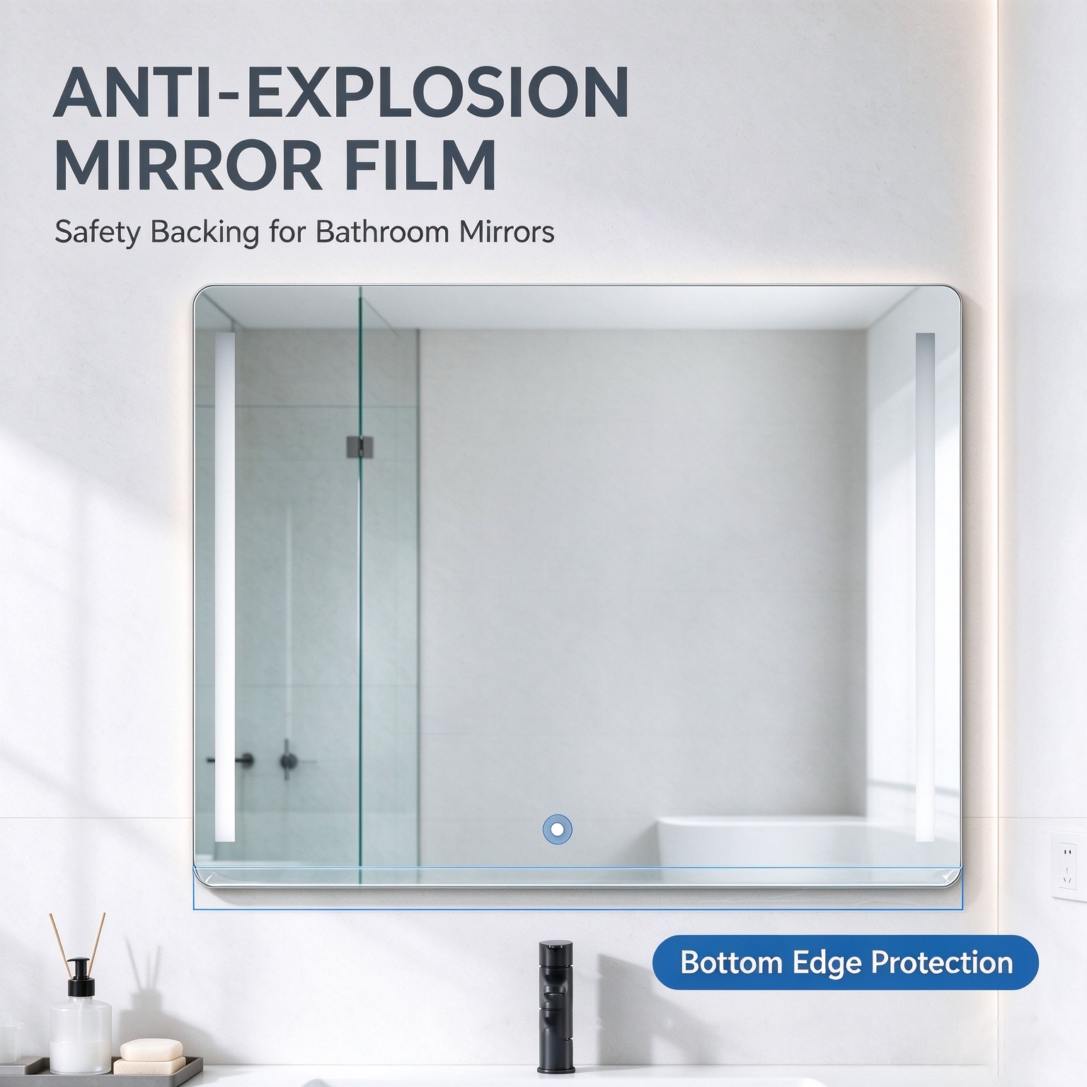 bathroom door security film factory