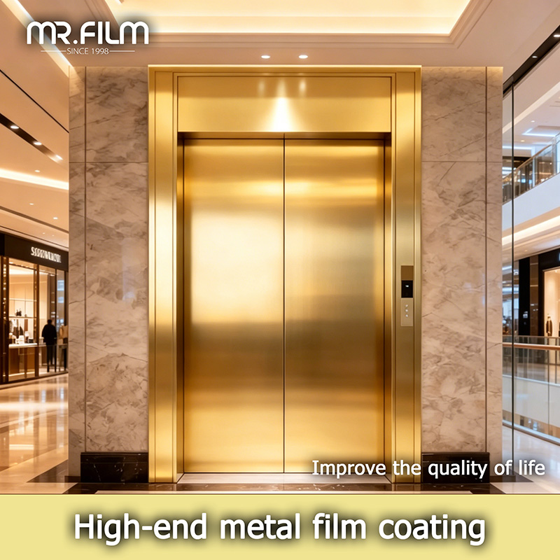 Decorative Metallic Vinyl Window Film for Home