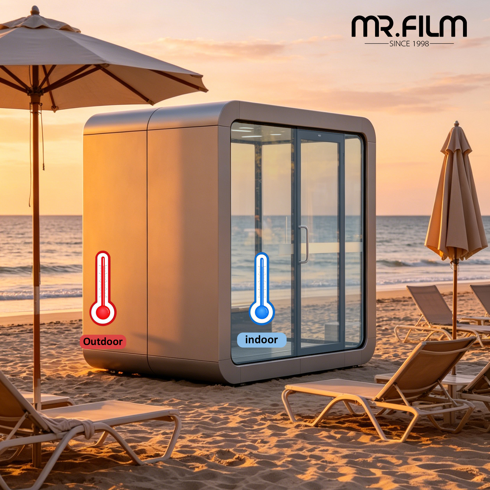 Heat Insulation Film for Outdoor Soundproof Booth 