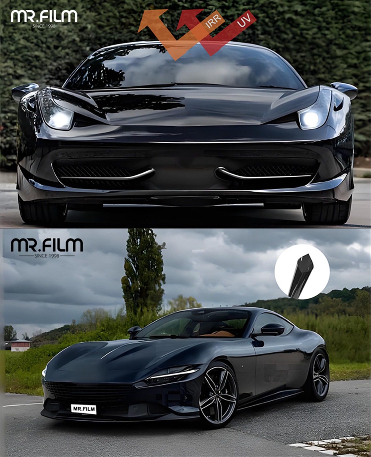 Car window film