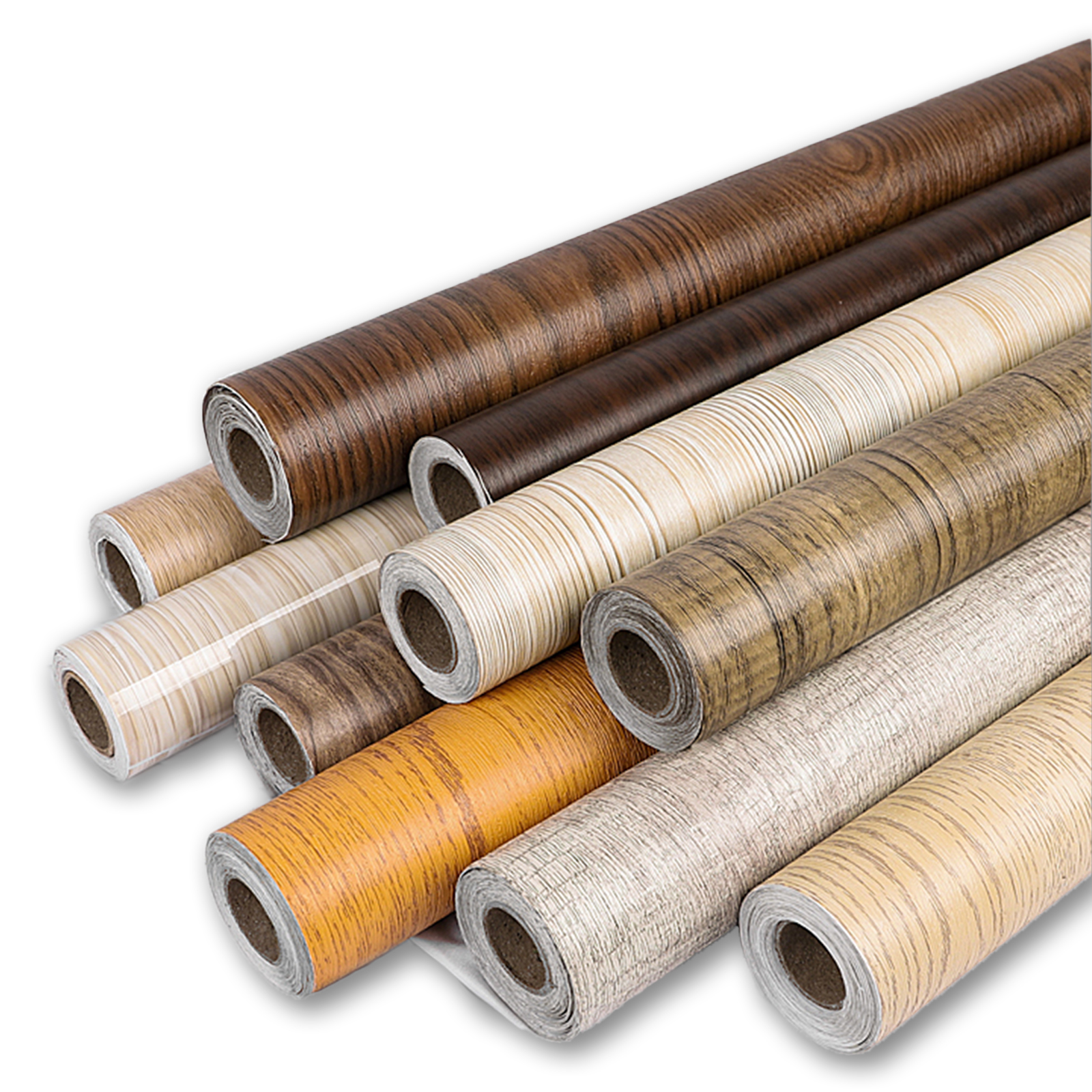 Wood Grain Pvc Vinyl Decorative Film 