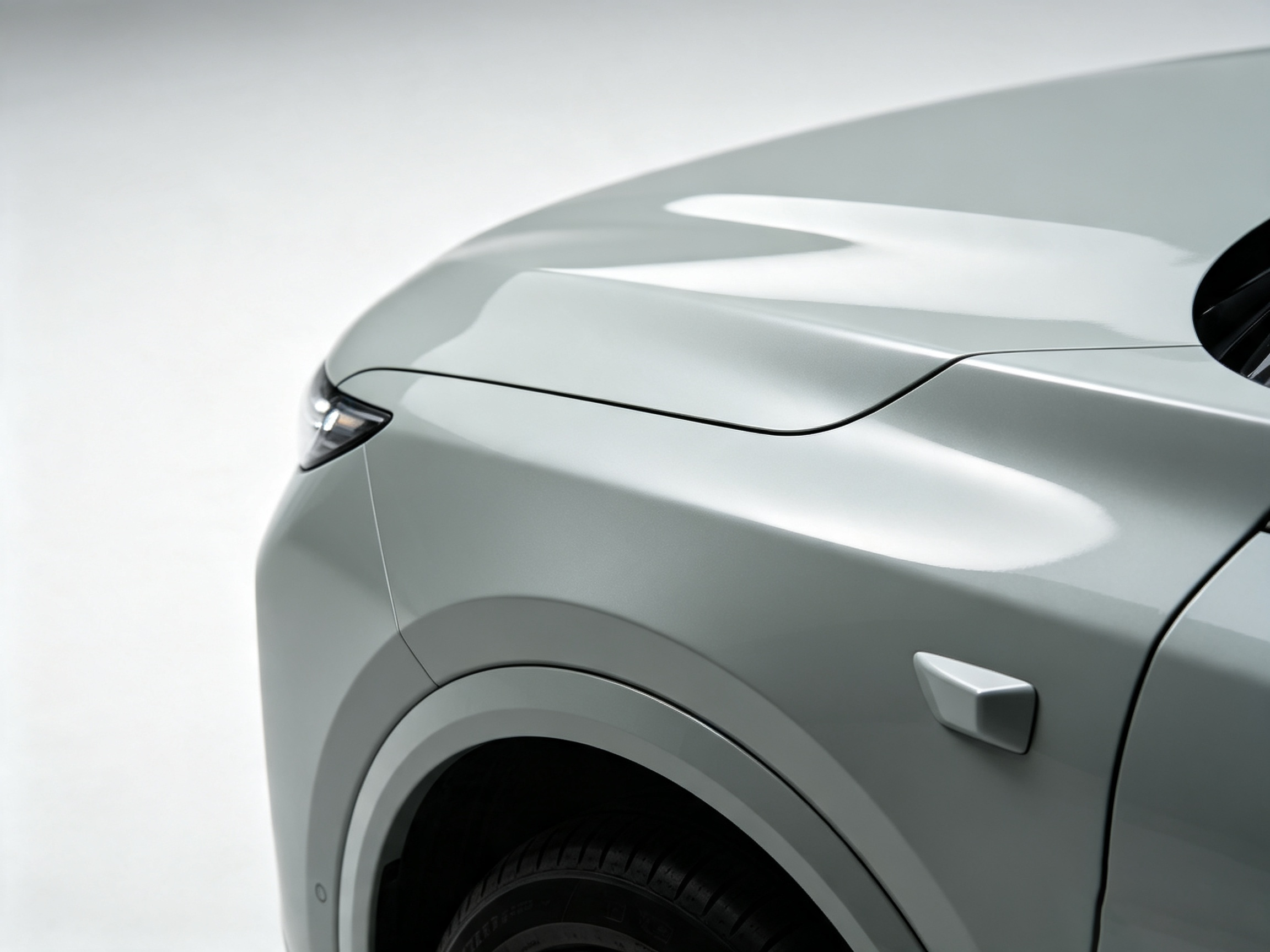 Porsche Matt Gray Car Wrap Film